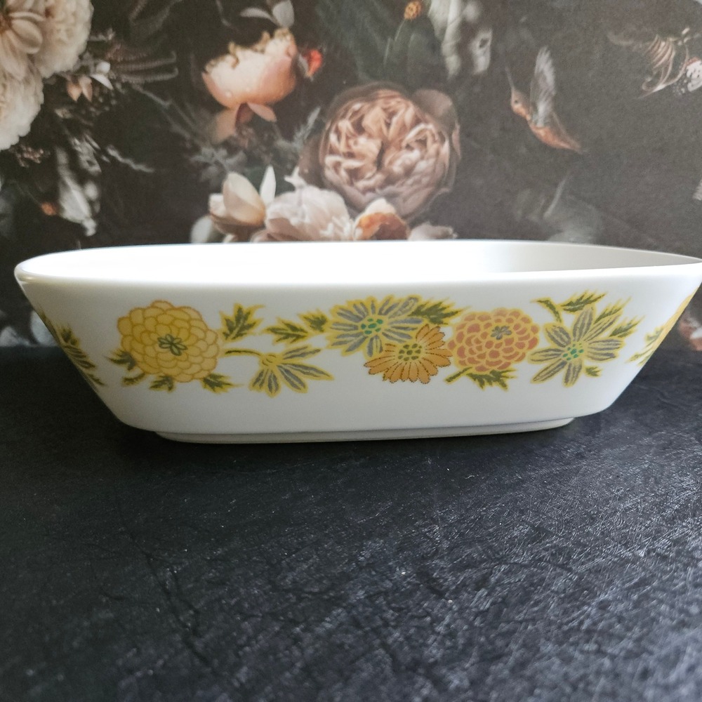 Vintage Noritake Japan Progression SUNNY SIDE 9003‎ Casserole Dish - 10x7in
